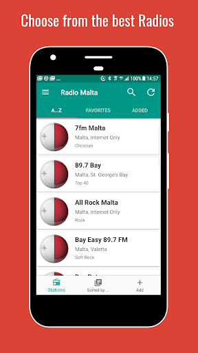 Android application Internet Radio Malta screenshort