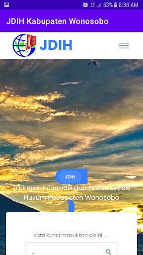 JDIH Kabupaten Wonosobo Screen 2