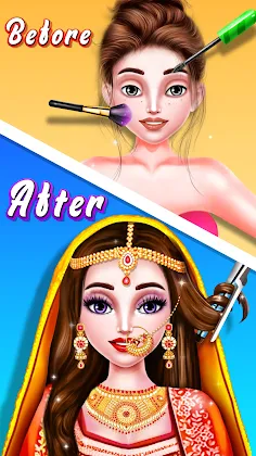 Indian Wedding Make Up Games - Screenshot 3