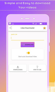 Video Downloader for likee - without watermark 1.4.9 screenshots 1