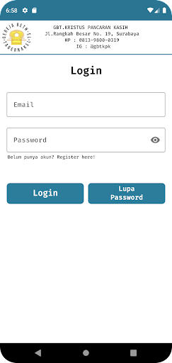 Android application GBT KPK screenshort