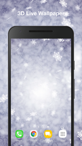Android application Winter Snow Live Wallpaper Pro screenshort