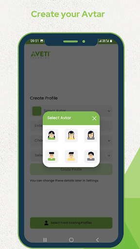 Aveti Learning App Screen 2