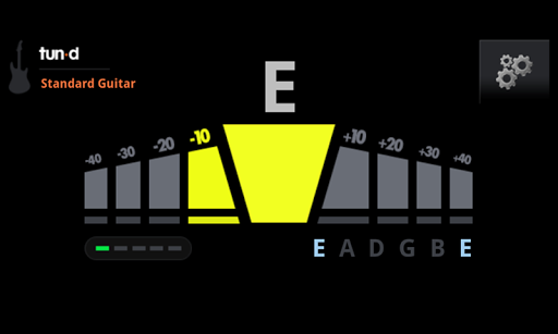 Tun-d Guitar Tuner Screen 2