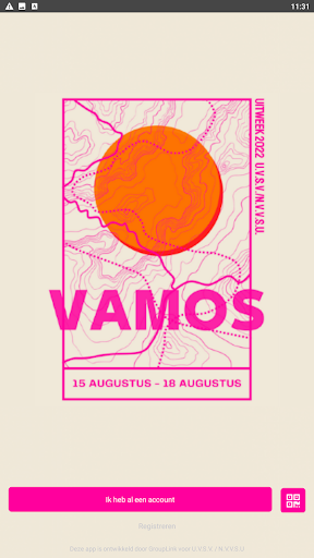 Android application Vamos Uitdagen screenshort