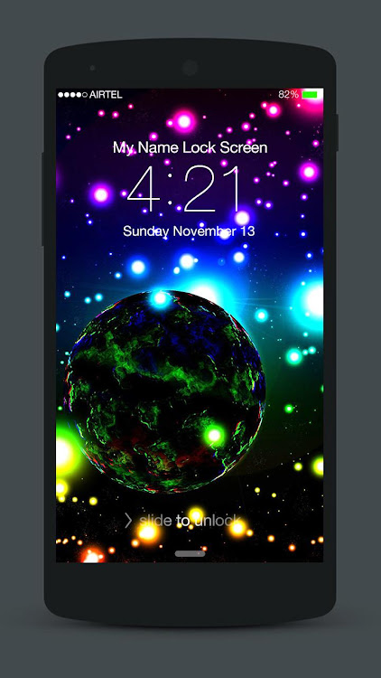 3D Neon Lock Screen - 4.0 - (Android)