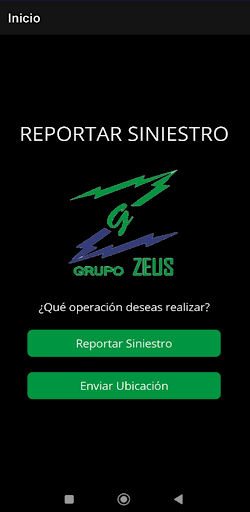 Android application Grupo Zeus Am screenshort