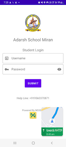 Android application Adarsh School Miran screenshort