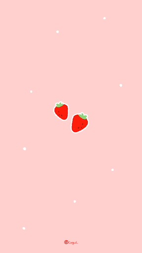 Android application 카카오톡 테마 - 심플베리베리_스트로베리 핑크 screenshort