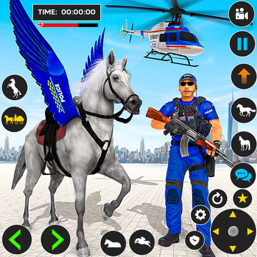Flying Horse Police Chase Sim 3.3 Icon