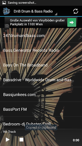 Android application DnB Drum & Bass Radio Stations screenshort