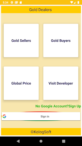 Gold Calculator Screen 2