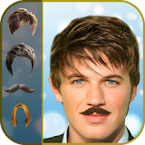 Man Hair Mustache Style New icon