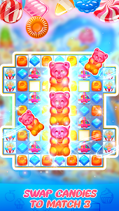 Funny Candy World Puzzle Games