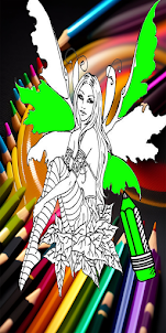 Myth & Fairy Coloring book