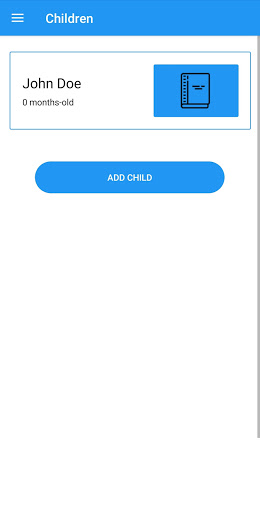 Android application Developmental Screening screenshort