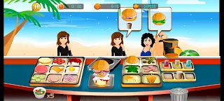 Burger Mania. На пляж. - Screenshot 3