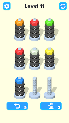 Nuts Sort - Color Puzzleのおすすめ画像4