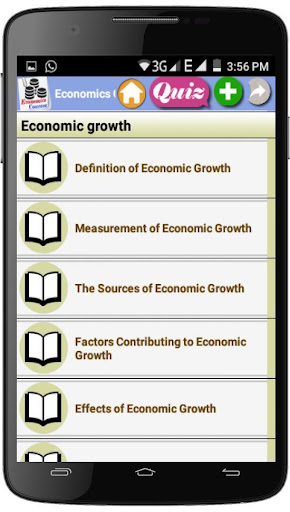 Economics Courses Screen 2