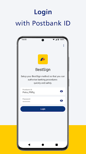 Postbank BestSign Screen 3