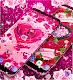 screenshot of Diamond rose glitter wallpaper
