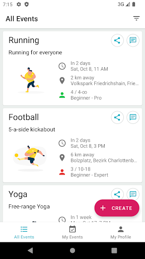 Android application coordi screenshort