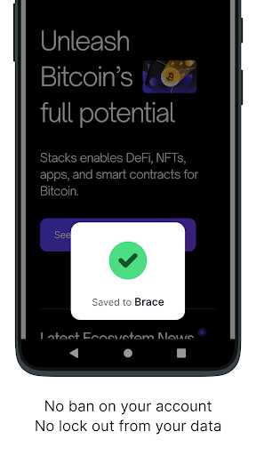 Screenshot of Brace.to - Bookmark Manager