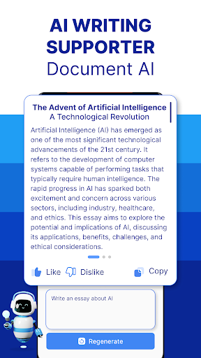 AI Writer - Document Reader Screen 2