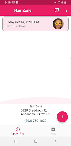 Android application Hair Zone screenshort