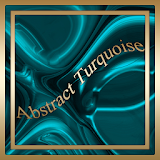 Abstract Turquoise Go SMS theme icon