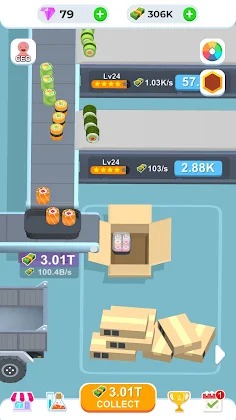 Idle Sushi Factory - Screenshot 4