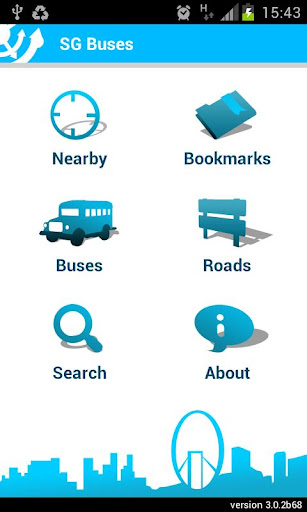 Android application SG Buses screenshort