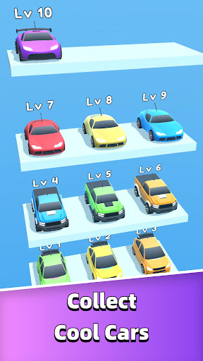Merge Car Run - Evolution Race 3