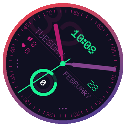 NEON WATCHFACE 45deg logo