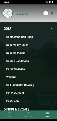 Summit Golf Club Screen 2