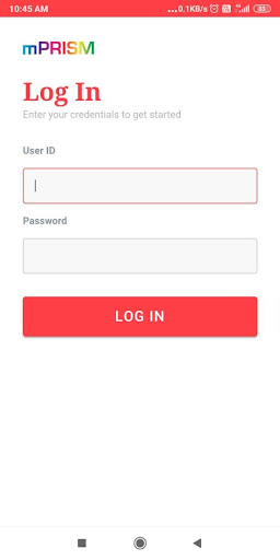 Android application mPrism screenshort