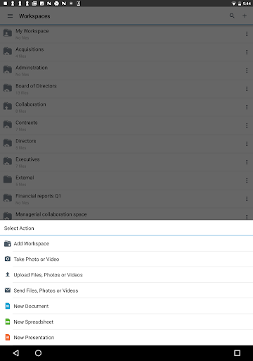 BlackBerry Workspaces  APK screenshots 4