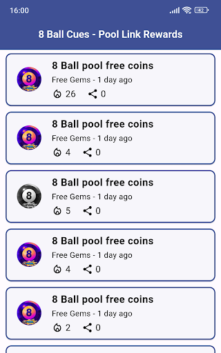 8 Ball Cues - Pool Link Reward