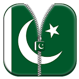 Pakistan Zipper lock Screen icon