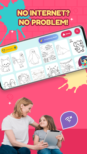 Screenshot of Color Ovo: AI Kids Coloring!