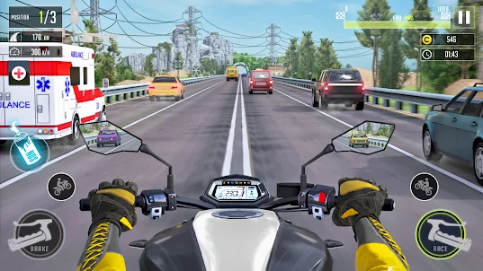 Como baixar e jogar Traffic Rider no PC com um emulador de Android