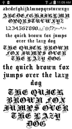 Fonts Message Maker Screen 3
