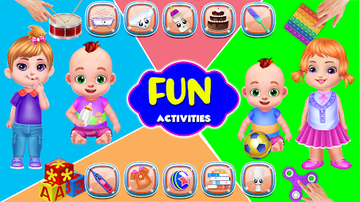 Captura 10 Juego de guardería de gemelos android