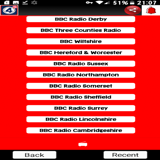 Radio 4 App Live Screen 2
