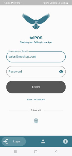 Android application TaiPOS screenshort