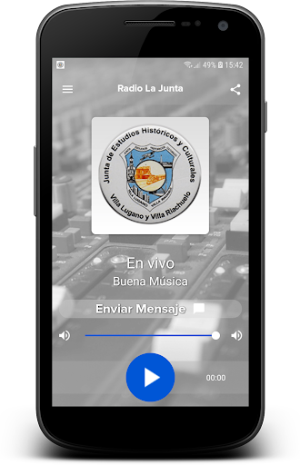 Android application Radio La Junta screenshort