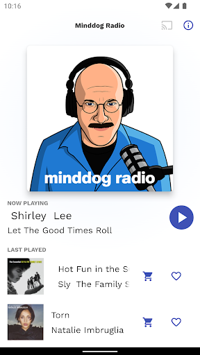 Android application Minddog Radio screenshort