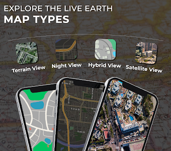 Live earth map, GPS world maps