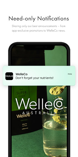 Android application WelleCo US screenshort