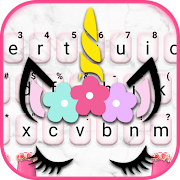 Pretty Unicorn Keyboard Theme